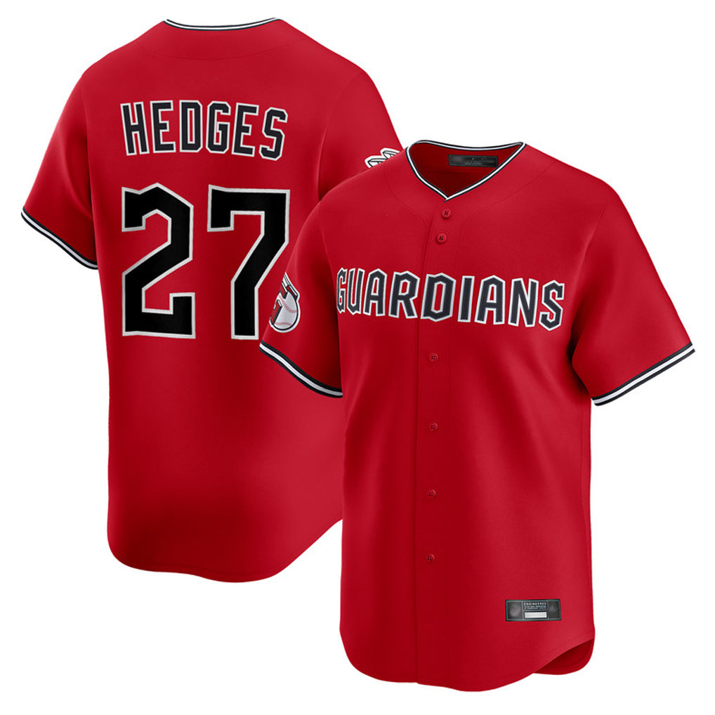 Kooe C.Guardians #27 Austin Hedges Player Red Limited Home Stitched Jerseys
