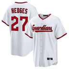 Kooe C.Guardians #27 Austin Hedges Player White Game Home Stitched Jerseys