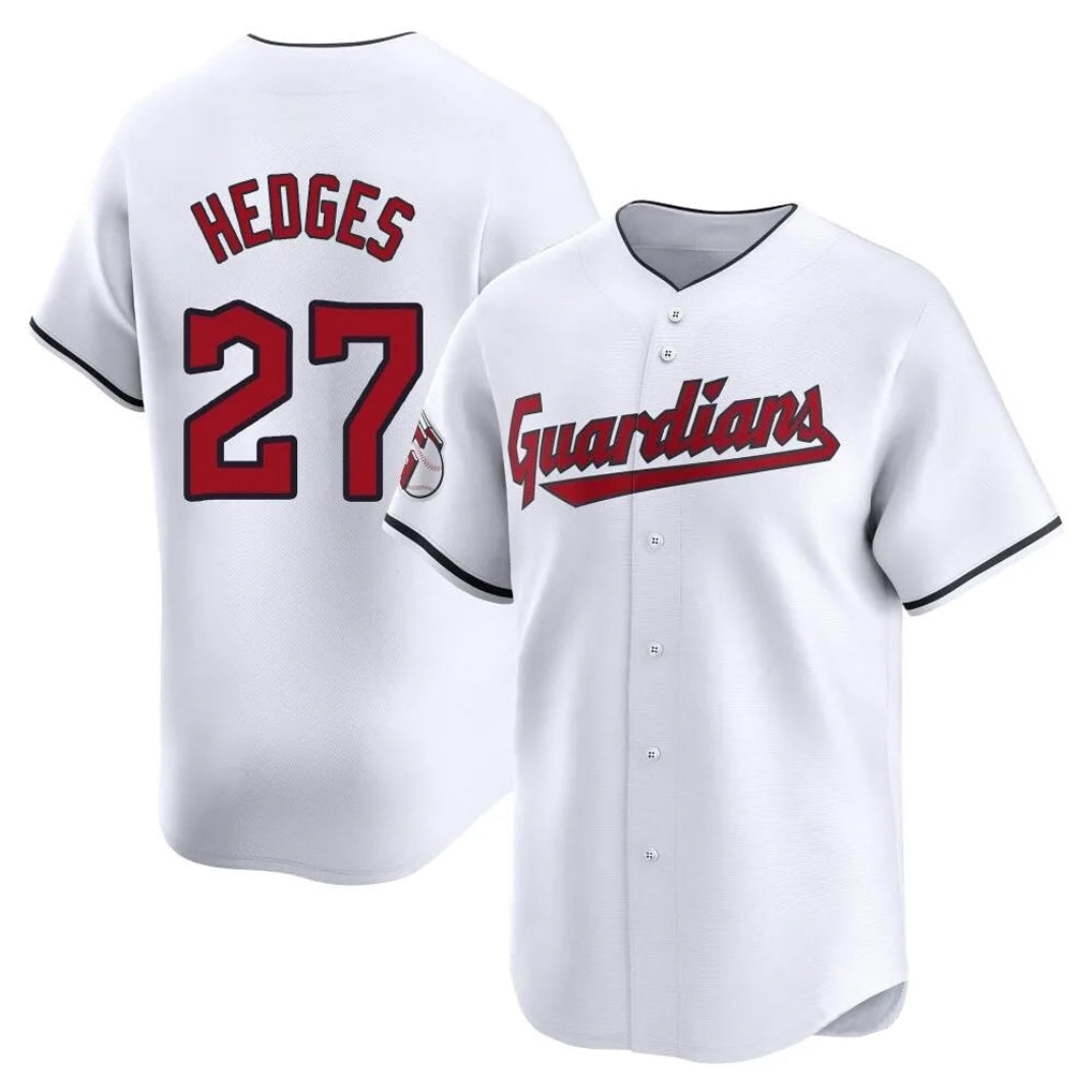 Kooe C.Guardians #27 Austin Hedges Player White Limited Home Stitched Jerseys