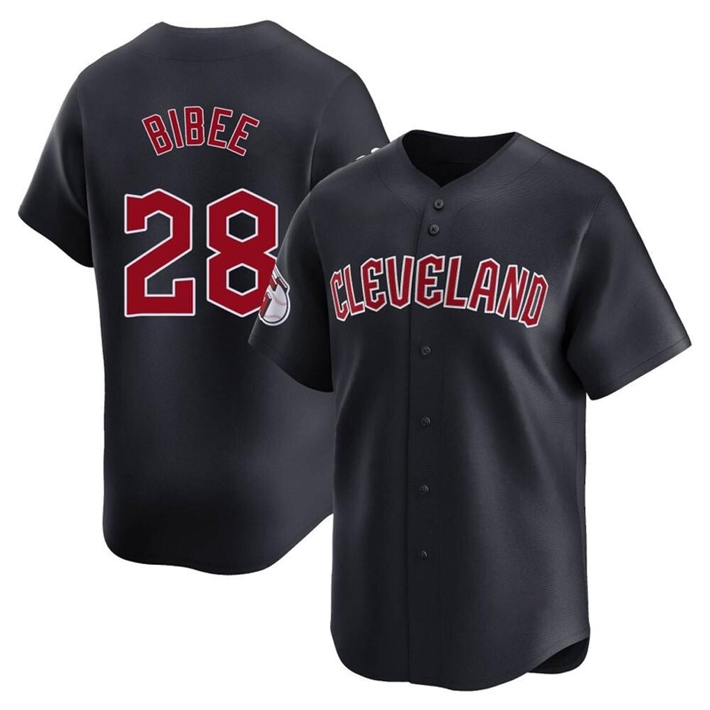 Kooe C.Guardians #28 Tanner Bibee Player Navy Limited Home Game Stitched Jerseys