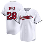 Kooe C.Guardians #28 Tanner Bibee Player White Limited Home Stitched Jerseys