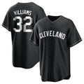 Kooe C.Guardians #32 Gavin Williams Player Black Home Game Stitched Jerseys