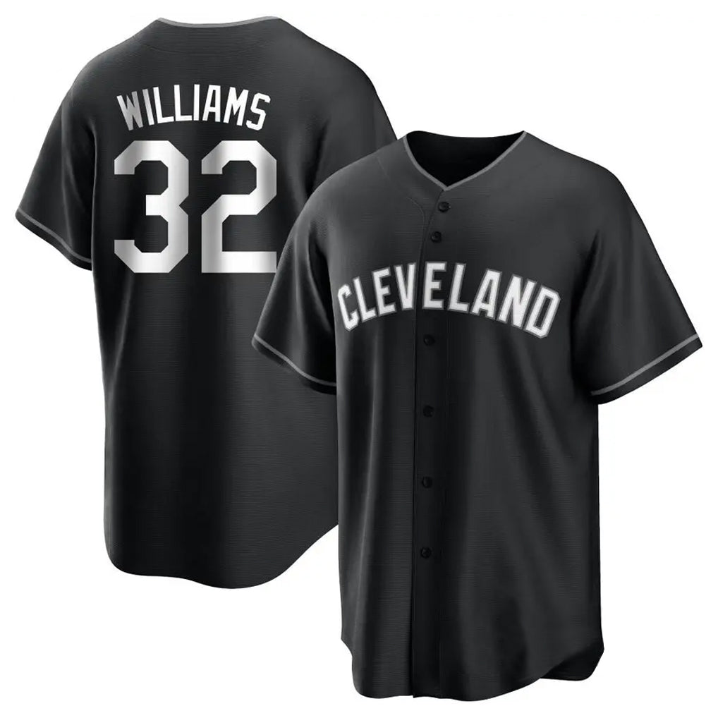 Kooe C.Guardians #32 Gavin Williams Player Black Home Game Stitched Jerseys