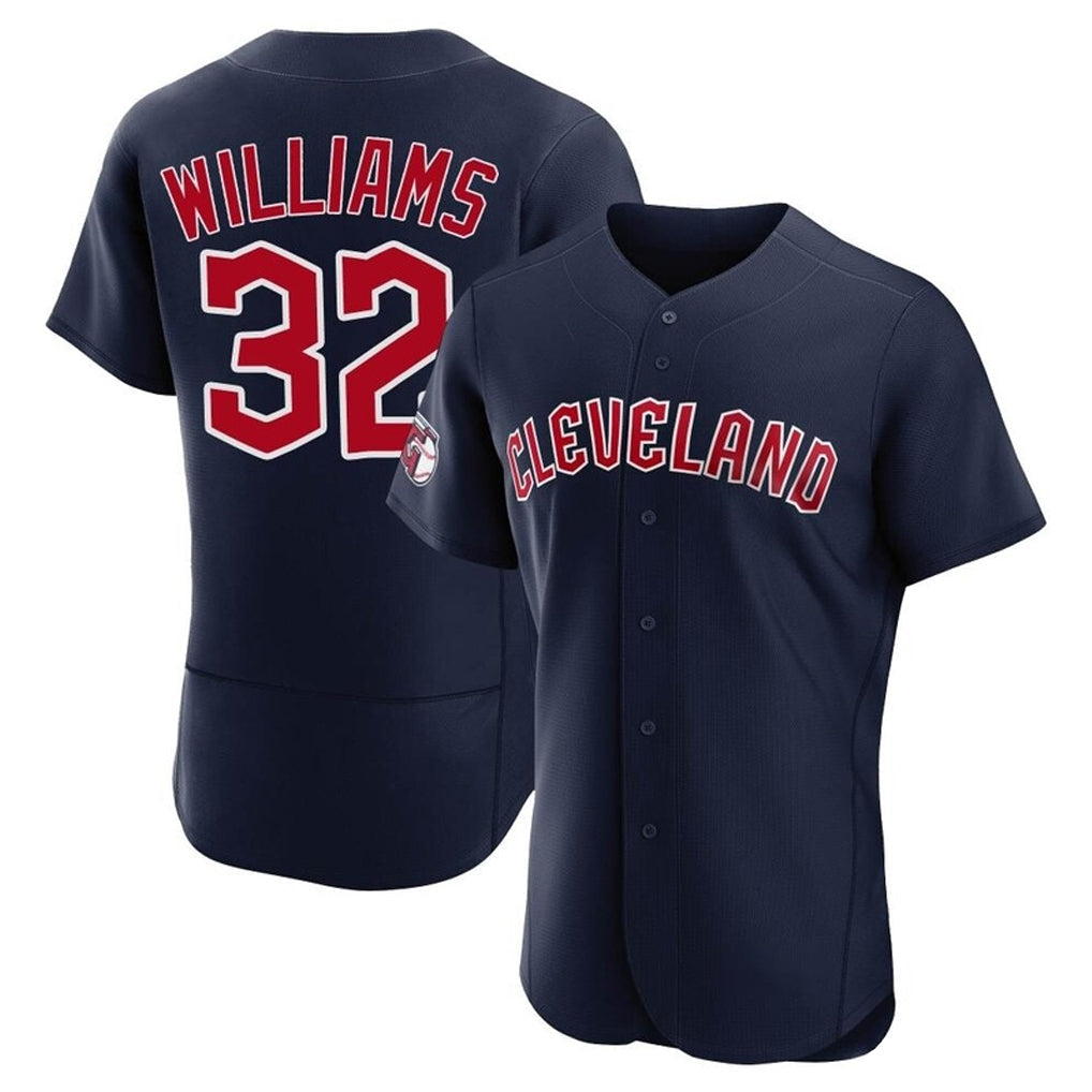 Kooe C.Guardians #32 Gavin Williams Player Navy Limited Elite Home Stitched Jerseys