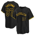 Kooe C.Guardians #37 Travis Bazzana Player Black Snake Skin City Home Game Stitched Jerseys