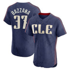Kooe C.Guardians #37 Travis Bazzana Player Navy City Connect Limited Elite Home Stitched Jerseys
