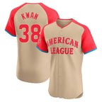 Kooe C.Guardians #38 Steven Kwan Player Cream American League All-Star Limited Elite Home Stitched Jerseys