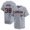 Kooe C.Guardians #38 Steven Kwan Player Gray Road Limited Home Stitched Jerseys