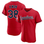 Kooe C.Guardians #38 Steven Kwan Player Red Limited Elite Home Stitched Jerseys