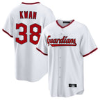 Kooe C.Guardians #38 Steven Kwan Player White Game Home Stitched Jerseys