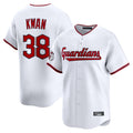 Kooe C.Guardians #38 Steven Kwan Player White Limited Home Game Stitched Jerseys