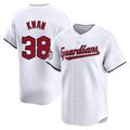 Kooe C.Guardians #38 Steven Kwan Player White Limited Home Stitched Jerseys