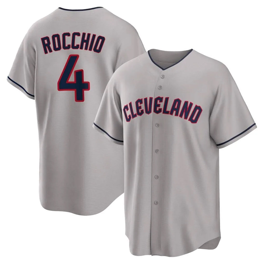 Kooe C.Guardians #4 Brayan Rocchio Player Gray Game Home Stitched Jerseys