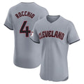 Kooe C.Guardians #4 Brayan Rocchio Player Gray Road Limited Elite Home Stitched Jerseys