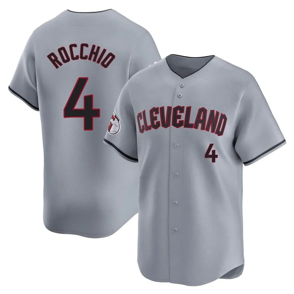 Kooe C.Guardians #4 Brayan Rocchio Player Gray Road Limited Home Stitched Jerseys