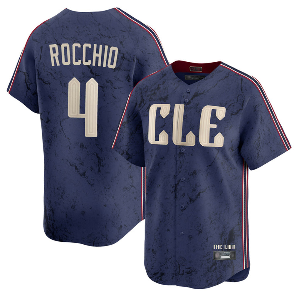 Kooe C.Guardians #4 Brayan Rocchio Player Navy City Connect Limited Home Stitched Jerseys