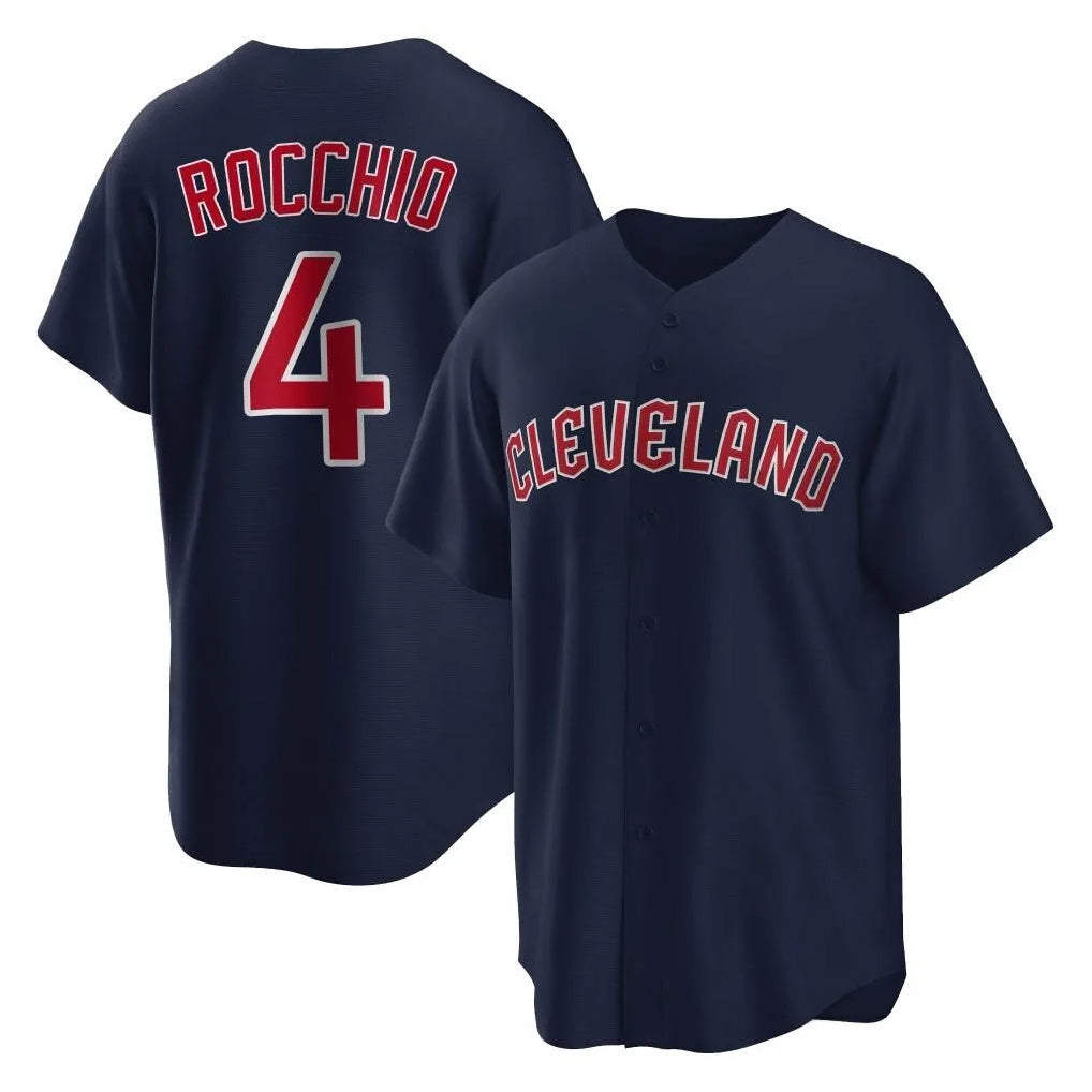 Kooe C.Guardians #4 Brayan Rocchio Player Navy Game Home Stitched Jerseys