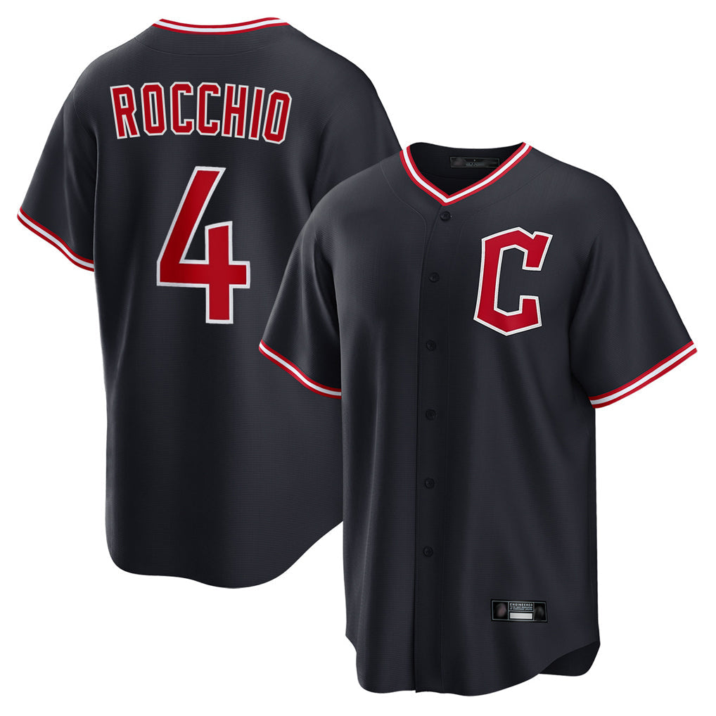 Kooe C.Guardians #4 Brayan Rocchio Player Navy Home Game Stitched Jerseys