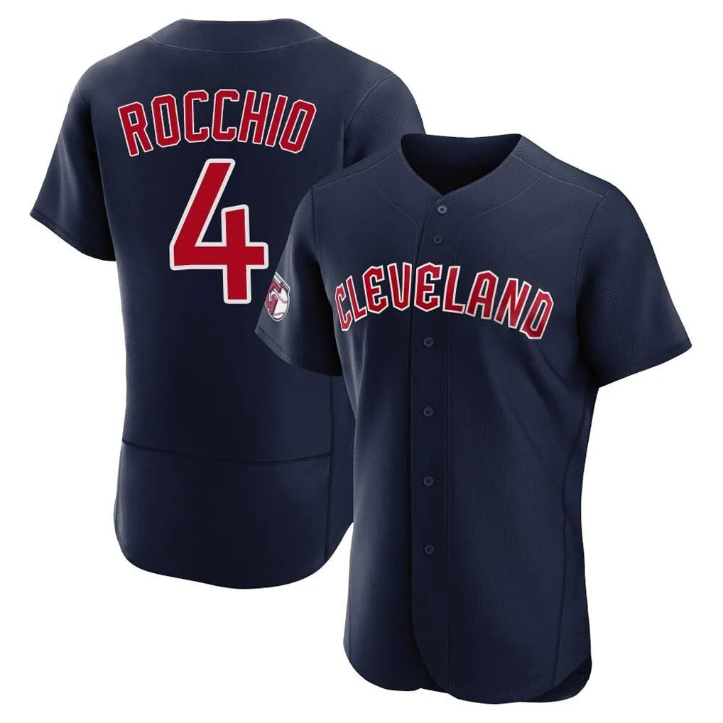 Kooe C.Guardians #4 Brayan Rocchio Player Navy Limited Elite Home Stitched Jerseys