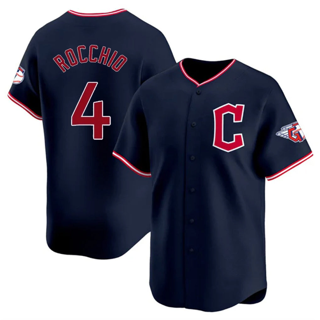 Kooe C.Guardians #4 Brayan Rocchio Player Navy Limited Home Stitched Jerseys