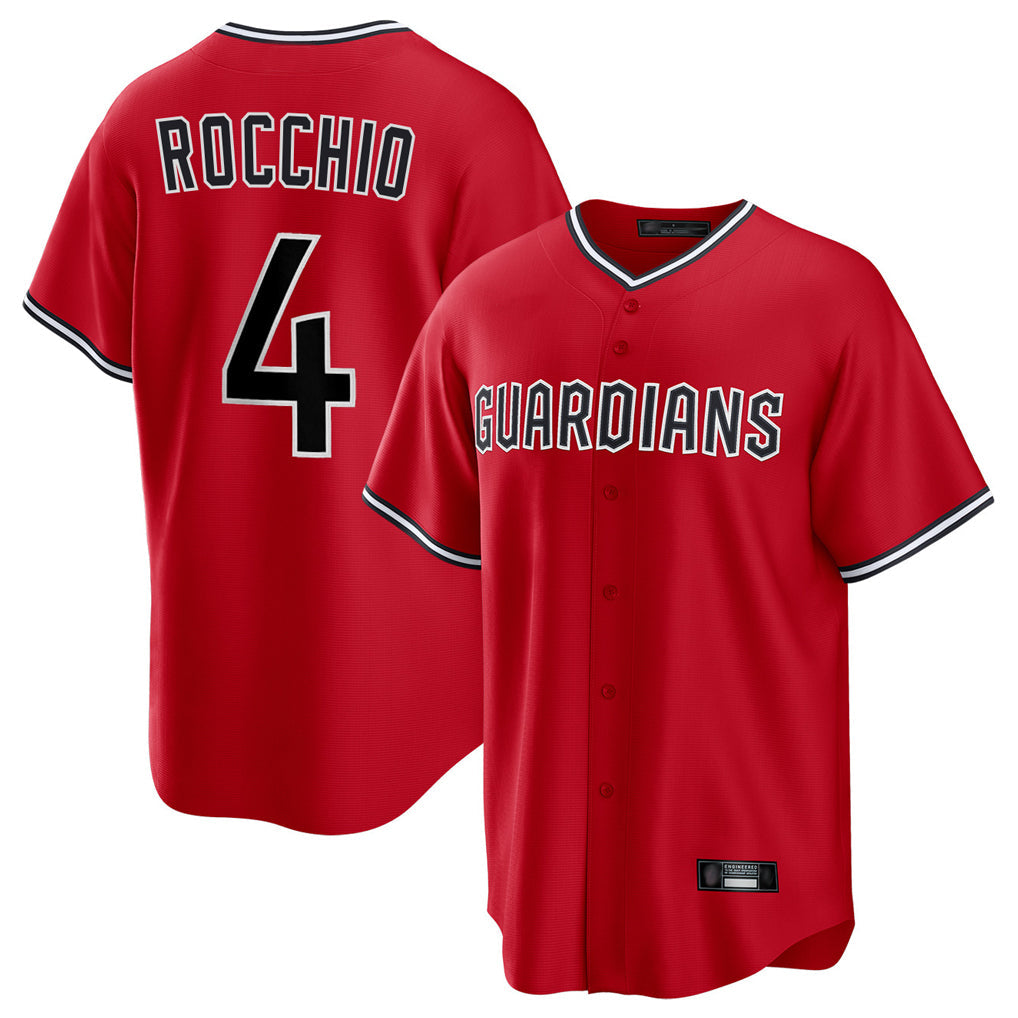 Kooe C.Guardians #4 Brayan Rocchio Player Red Home Game Stitched Jerseys
