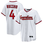 Kooe C.Guardians #4 Brayan Rocchio Player White Game Home Stitched Jerseys