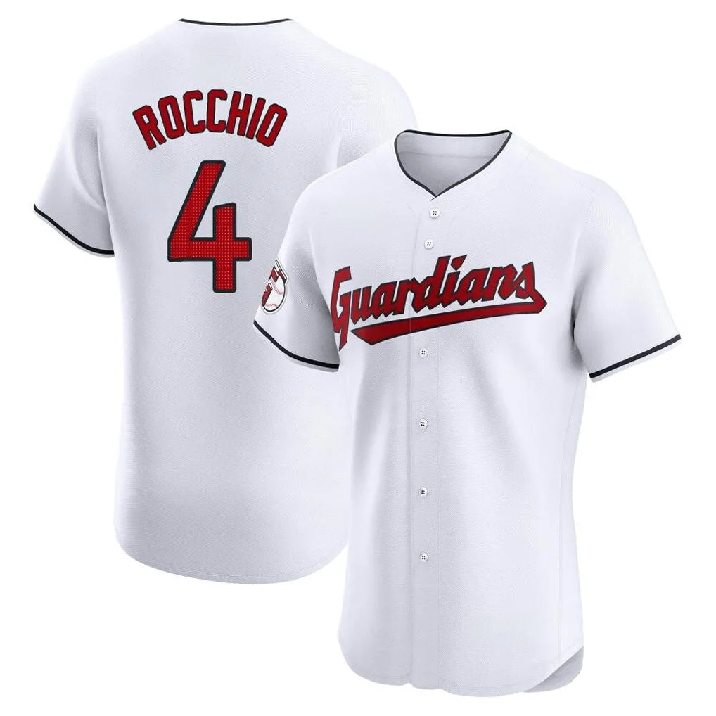 Kooe C.Guardians #4 Brayan Rocchio Player White Limited Elite Home Stitched Jerseys