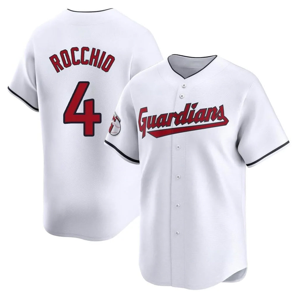 Kooe C.Guardians #4 Brayan Rocchio Player White Limited Home Stitched Jerseys