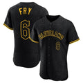 Kooe C.Guardians #6 David Fry Player Black Snake Skin City Limited Elite Home Stitched Jerseys