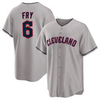 Kooe C.Guardians #6 David Fry Player Gray Game Home Stitched Jerseys