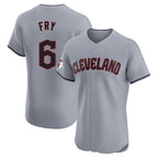 Kooe C.Guardians #6 David Fry Player Gray Road Limited Elite Home Stitched Jerseys