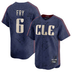 Kooe C.Guardians #6 David Fry Player Navy City Connect Limited Home Stitched Jerseys