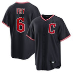Kooe C.Guardians #6 David Fry Player Navy Home Game Stitched Jerseys