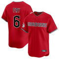Kooe C.Guardians #6 David Fry Player Red Limited Home Stitched Jerseys