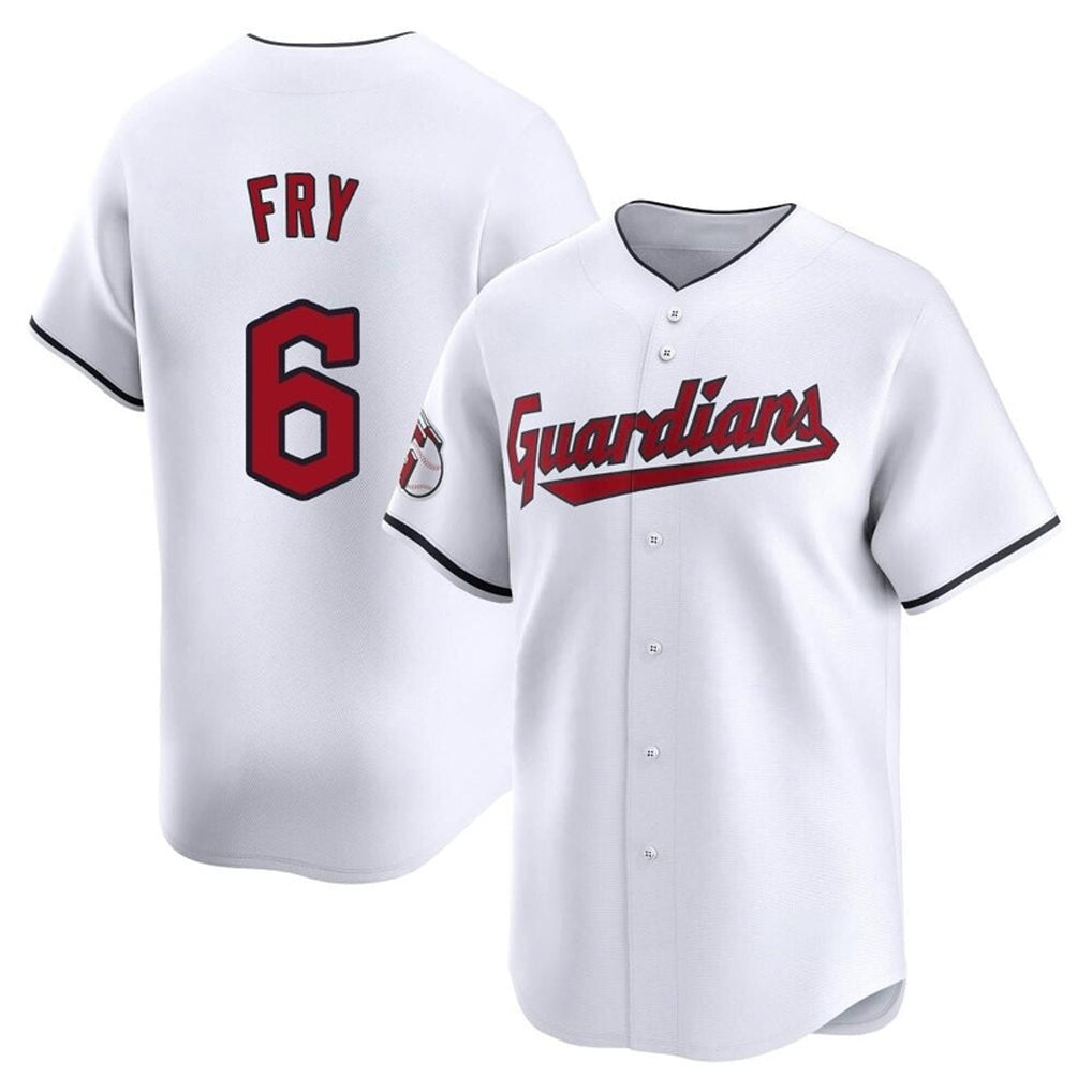 Kooe C.Guardians #6 David Fry Player White Limited Home Stitched Jerseys