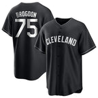 Kooe C.Guardians #75 Connor Brogdon Player Black Home Game Stitched Jerseys