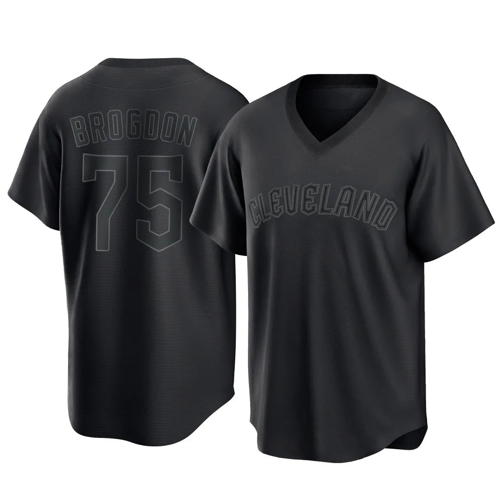 Kooe C.Guardians #75 Connor Brogdon Player Black T-shirt Home Game Stitched Jerseys