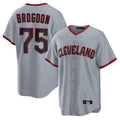 Kooe C.Guardians #75 Connor Brogdon Player Gray Home Game Stitched Jerseys