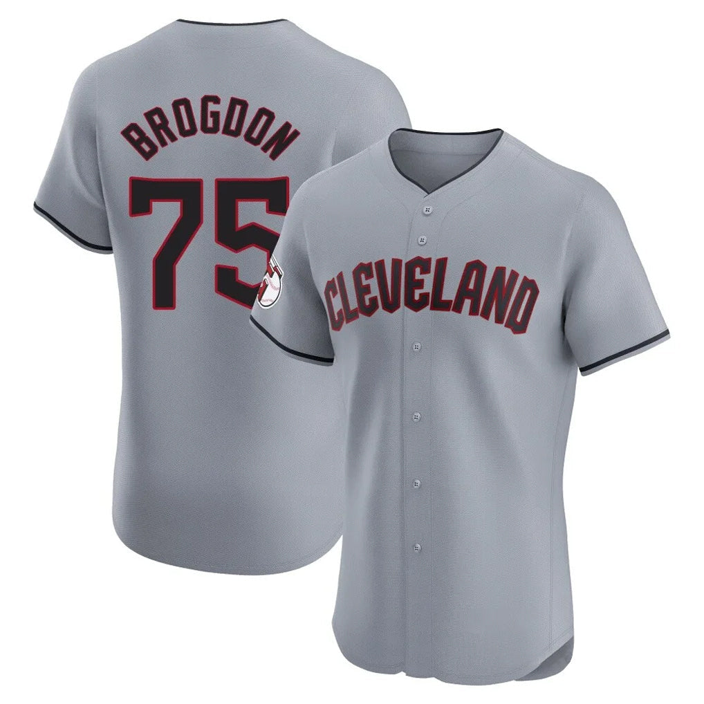 Kooe C.Guardians #75 Connor Brogdon Player Gray Road Limited Elite Home Stitched Jerseys