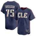 Kooe C.Guardians #75 Connor Brogdon Player Navy City Connect Limited Home Stitched Jerseys