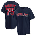 Kooe C.Guardians #75 Connor Brogdon Player Navy Game Home Stitched Jerseys