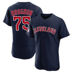 Kooe C.Guardians #75 Connor Brogdon Player Navy Limited Elite Home Stitched Jerseys