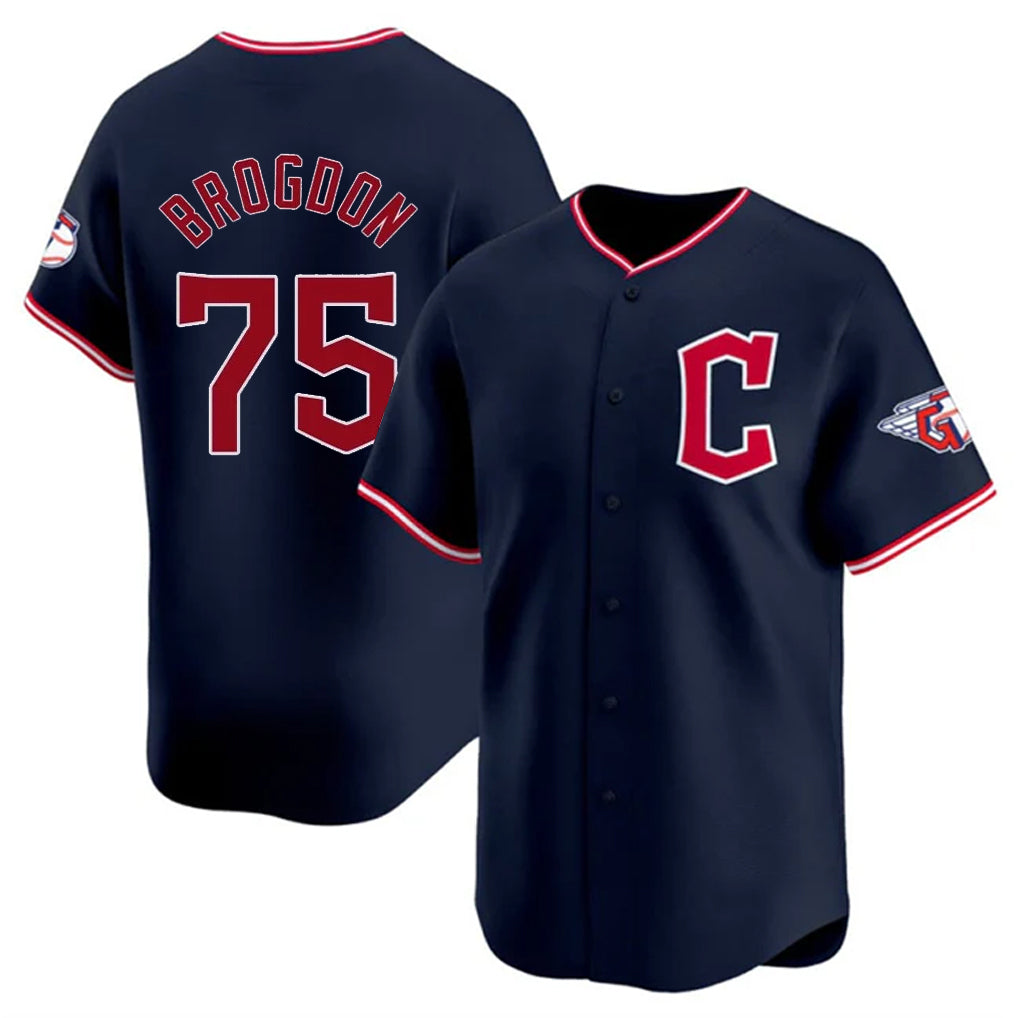 Kooe C.Guardians #75 Connor Brogdon Player Navy Limited Home Stitched Jerseys
