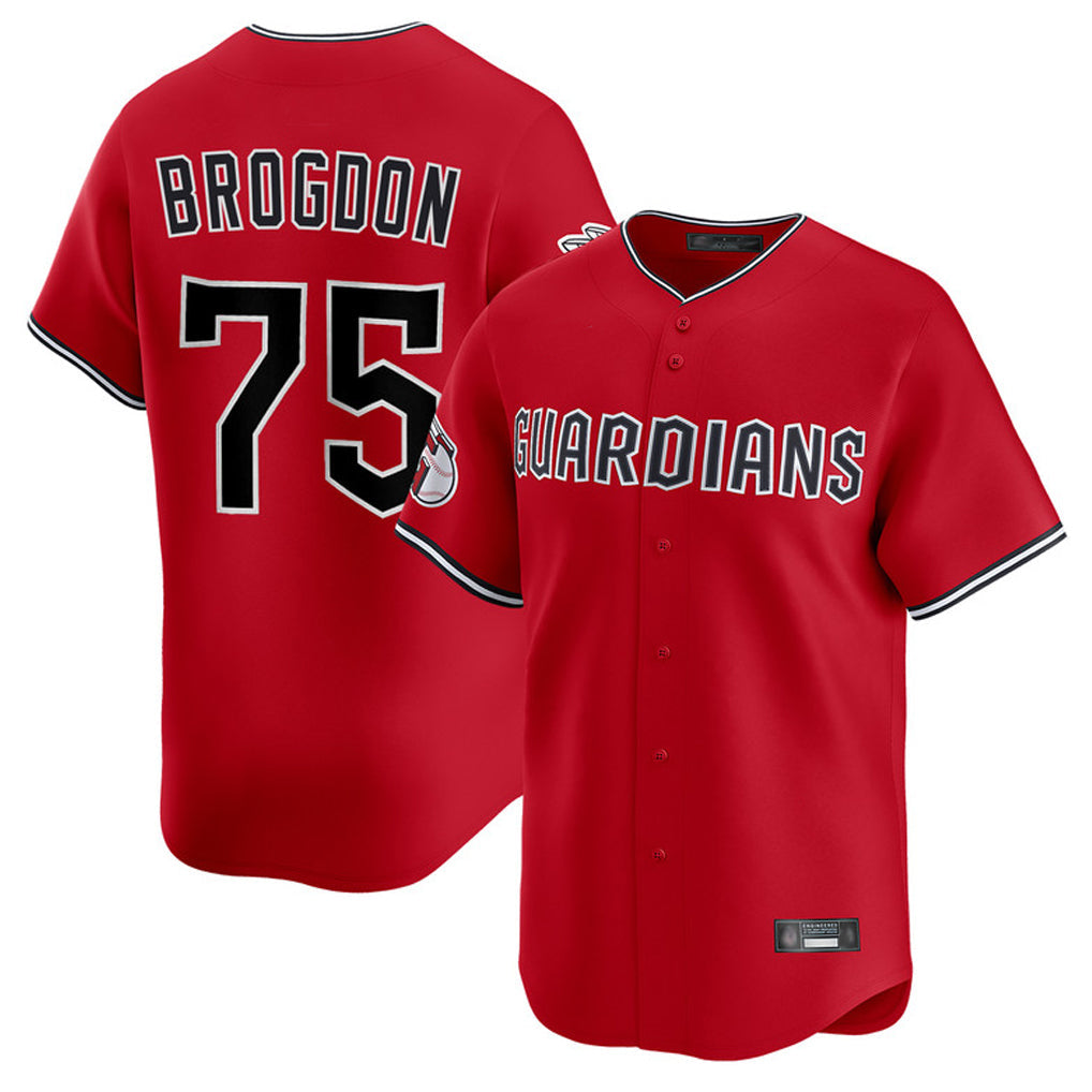 Kooe C.Guardians #75 Connor Brogdon Player Red Limited Home Stitched Jerseys