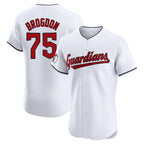Kooe C.Guardians #75 Connor Brogdon Player White Limited Elite Home Stitched Jerseys