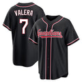 Kooe C.Guardians #7 George Valera Player Black Fashion Out Home Game Stitched Jerseys