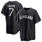 Kooe C.Guardians #7 George Valera Player Black Home Game Stitched Jerseys