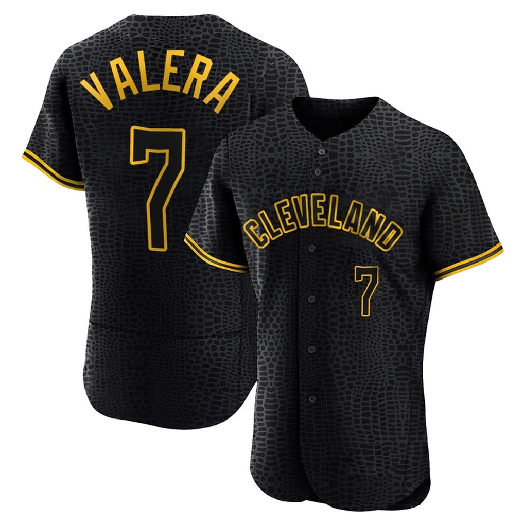 Kooe C.Guardians #7 George Valera Player Black Snake Skin City Limited Elite Home Stitched Jerseys