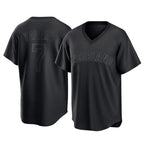 Kooe C.Guardians #7 George Valera Player Black T-shirt Home Game Stitched Jerseys