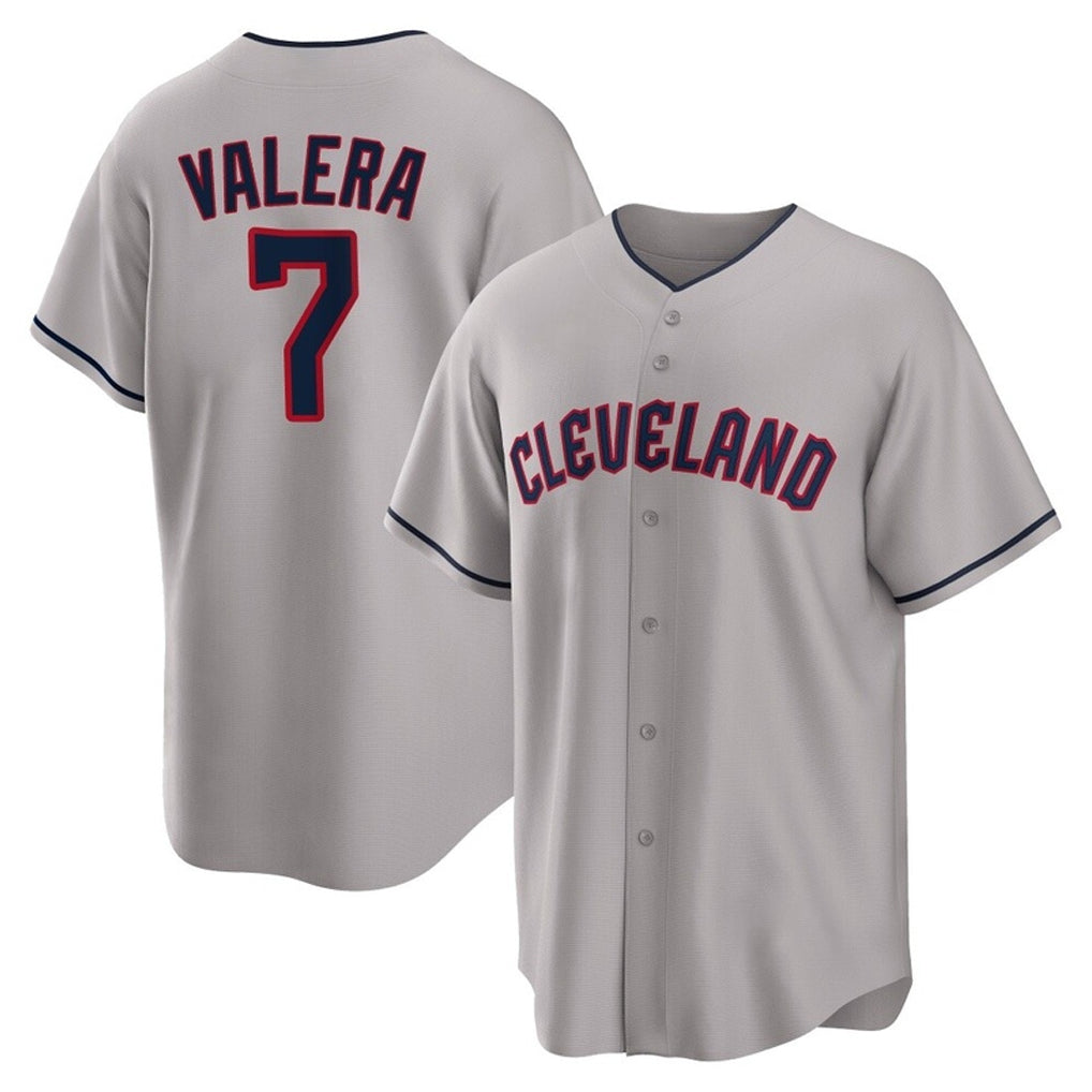 Kooe C.Guardians #7 George Valera Player Gray Game Home Stitched Jerseys